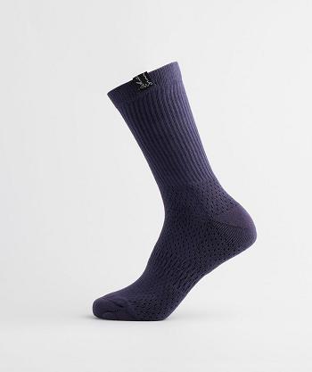 Accessories Ponožky Gymshark Whitney Tab Crew 1pk Indigo Tmavě Blankyt | CZ 2015AHK